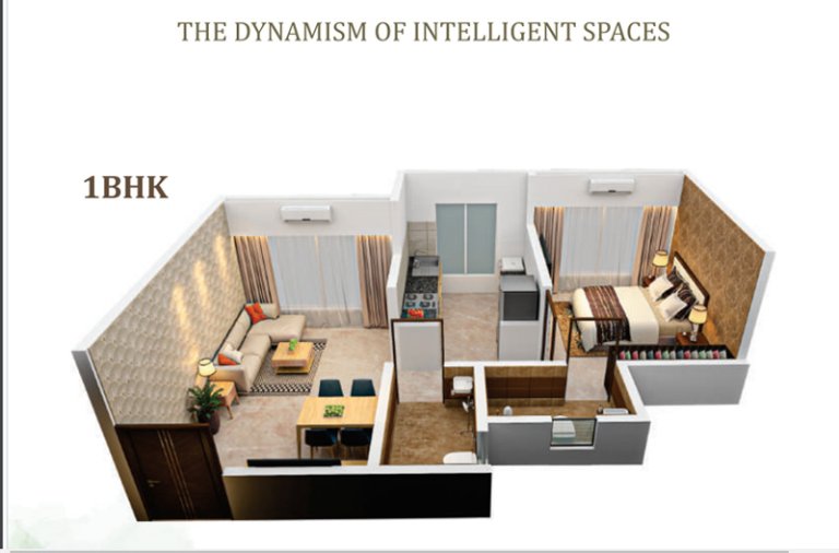 1 BHK Floor Plan