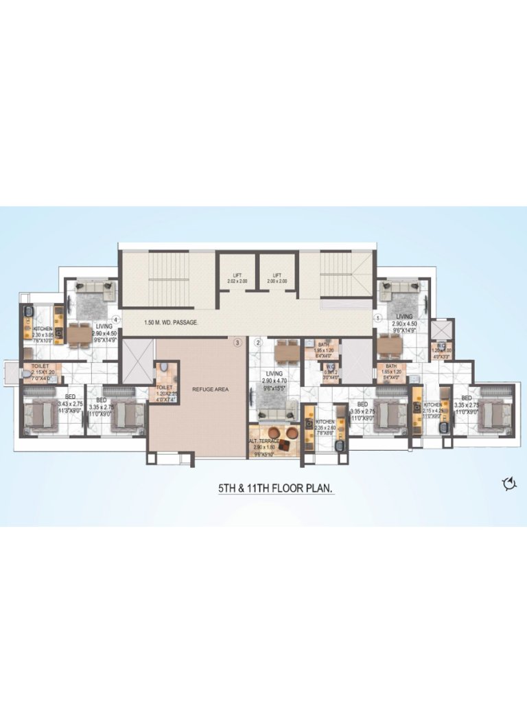 5th_11th Floor Plan