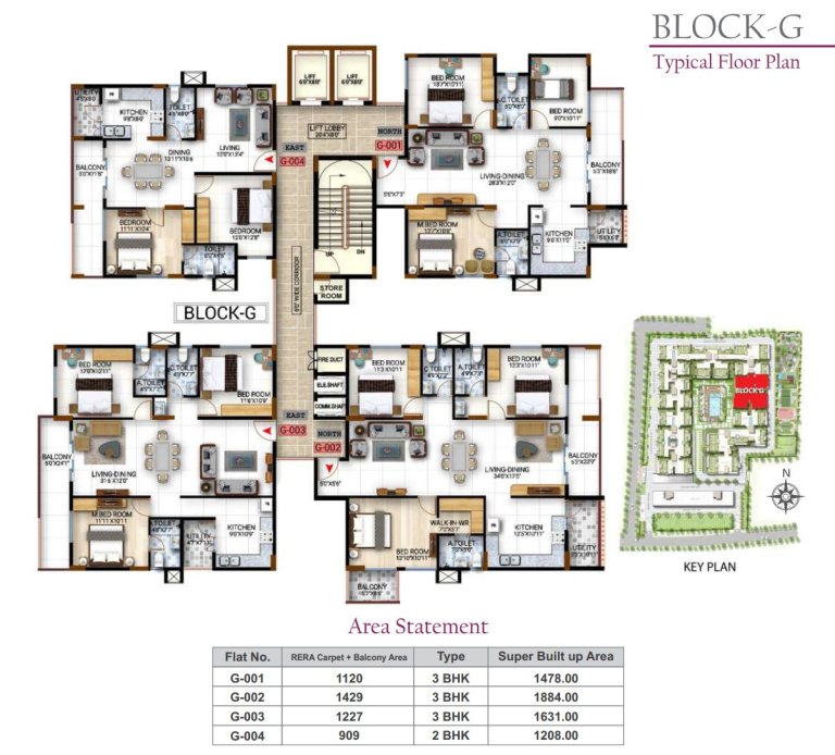 Typical Floor Plan Block G