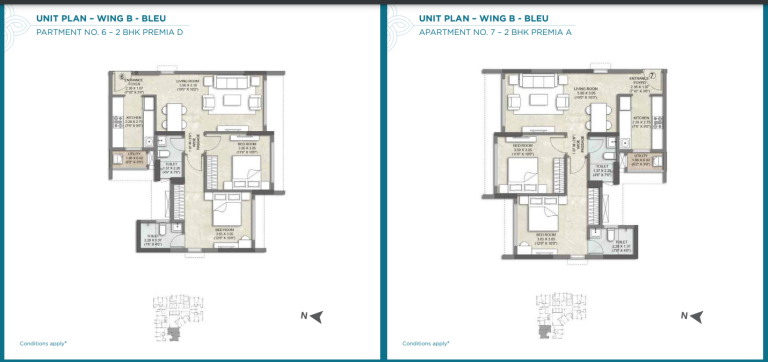 Apartment No.6 2bhk Premia D_apartment No.7 2bhk Premia A