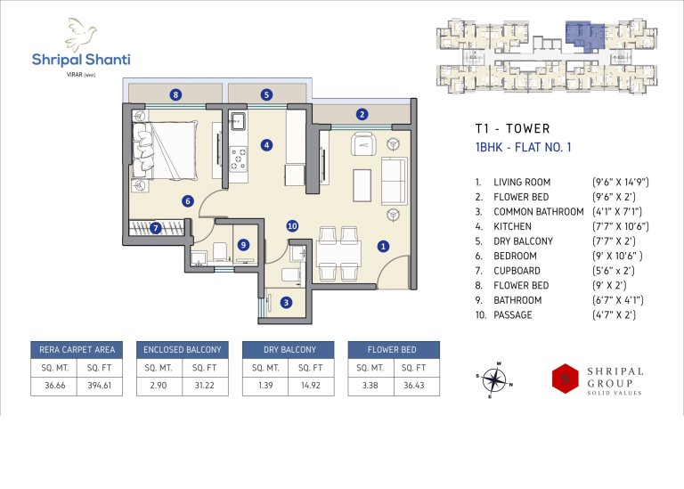 T1 1bhk F1 Scaled