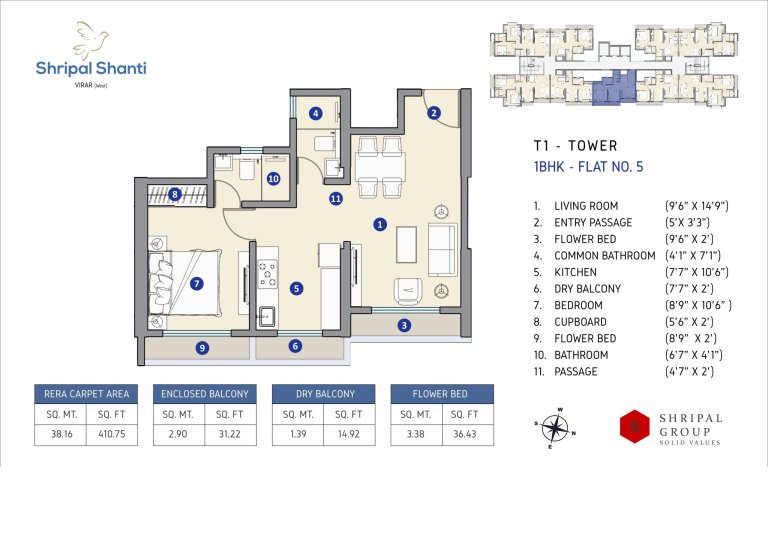 T1 1bhk F5 Scaled