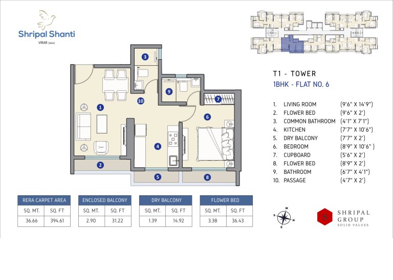 T1 1bhk F6 Scaled