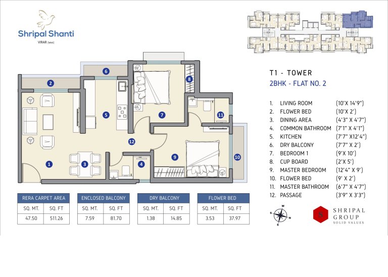 T1 2bhk F2 Scaled