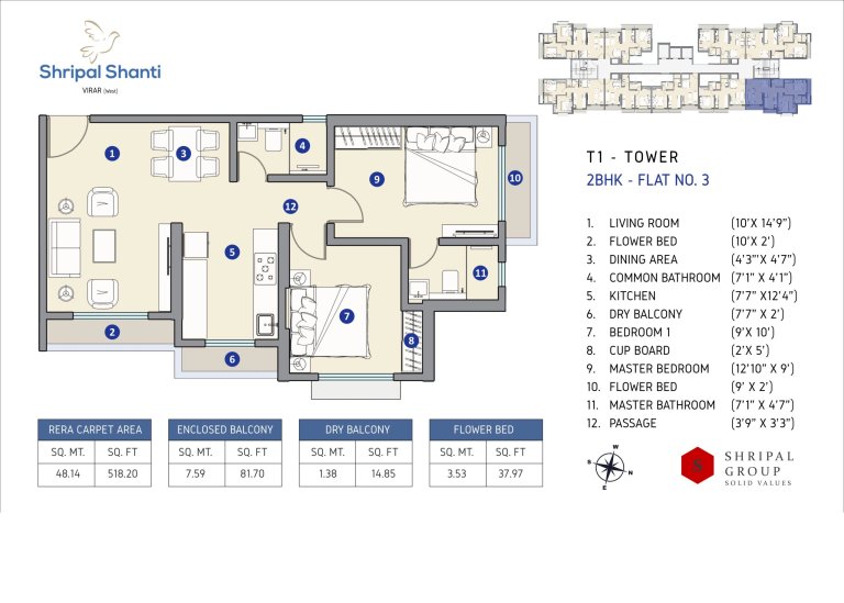 T1 2bhk F3 Scaled