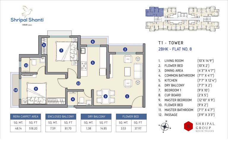 T1 2bhk F8 Scaled