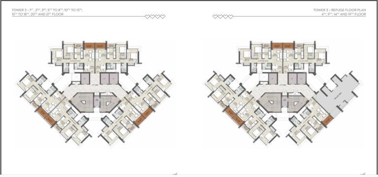 Tower 3 Refuge Floor Plan