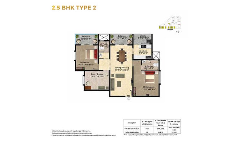 2 Bhk Type 2