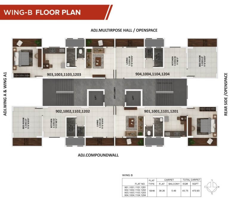 Palaash Wing B Floor Plan