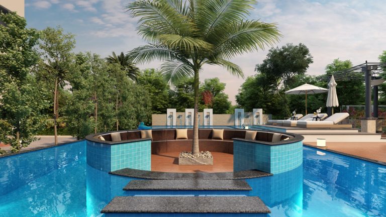 Swimming Pool With Seating 1