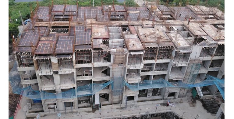 Xanadu Destino Xanadu Destino Block U   Top View Fifth Floor Slab In Progress – Status As Of August 2022