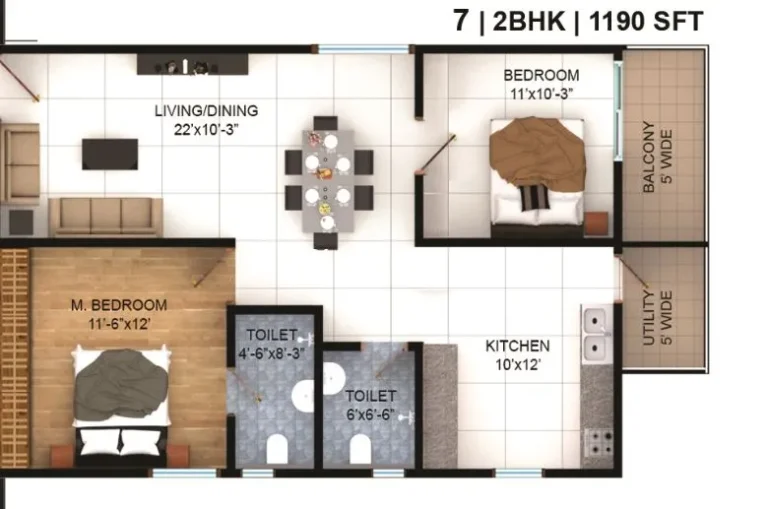 2 Bhk