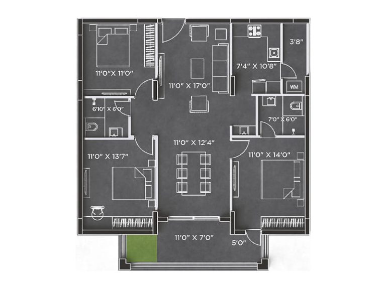 2bhk 2