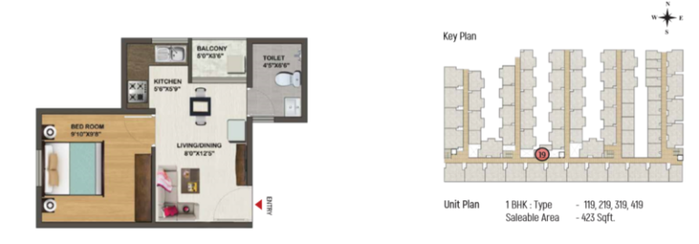 1 Bhk 1