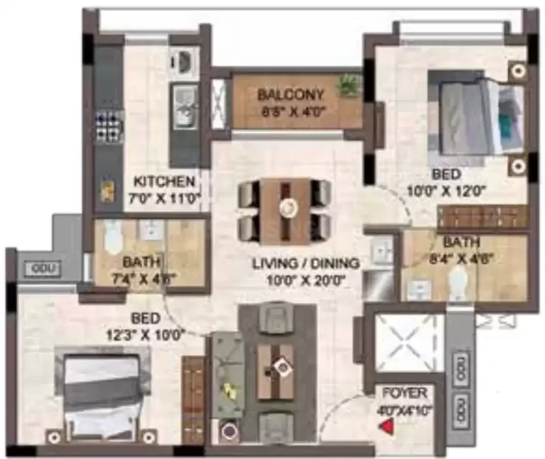 2BHK 1