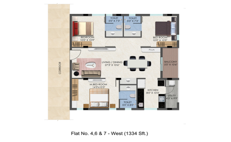 3 BHK 6