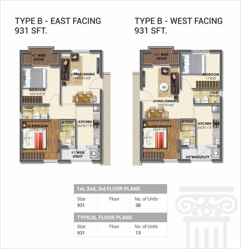 F TypeB  Floor Plan