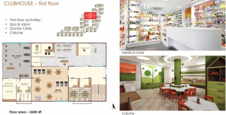 Clubhouse 1st Floor Plan