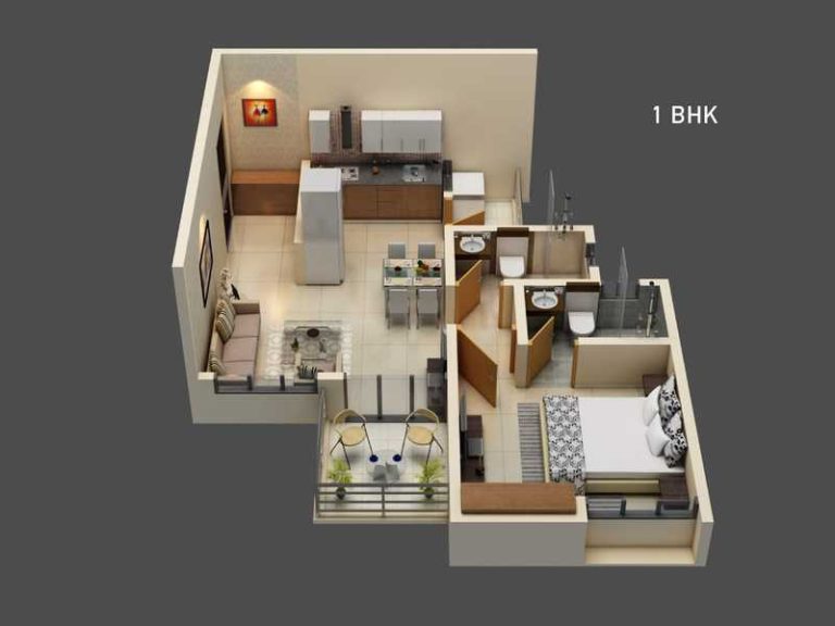 1 BHK 1