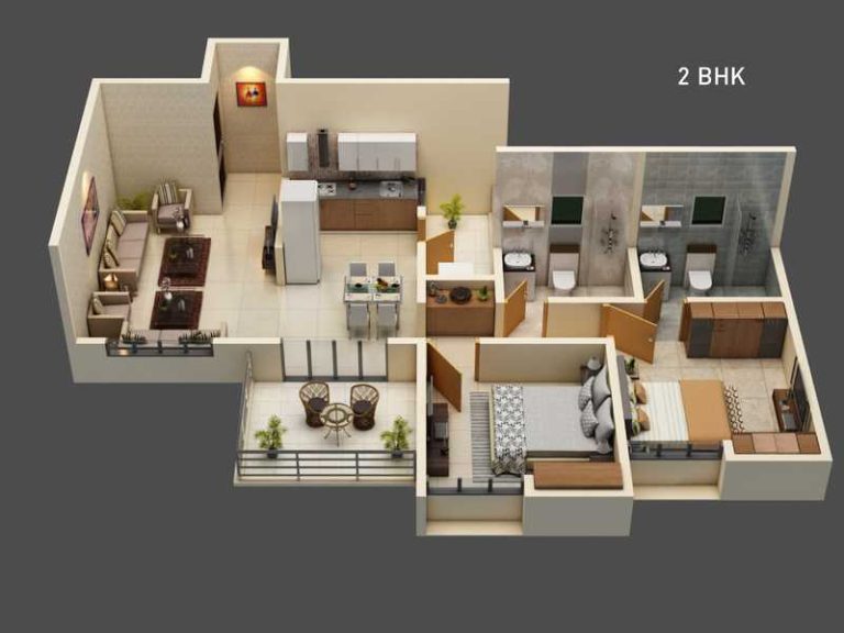 2 BHK 2