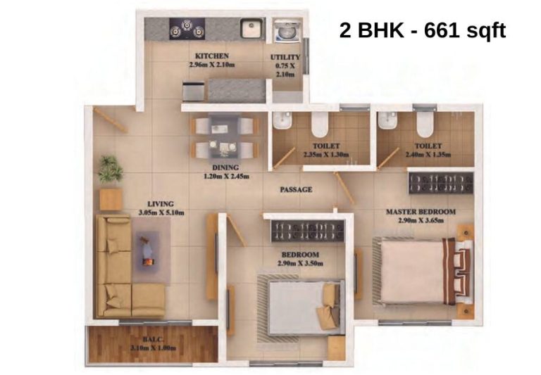 2BHK 2