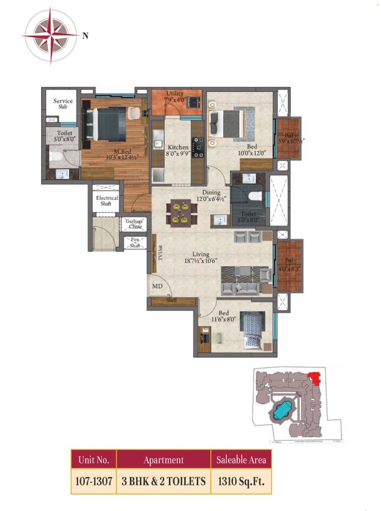 3bhk 6