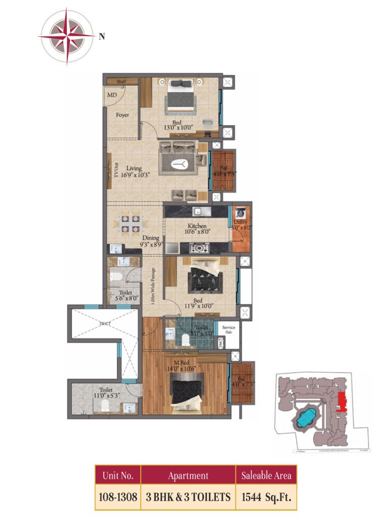 3bhk 8