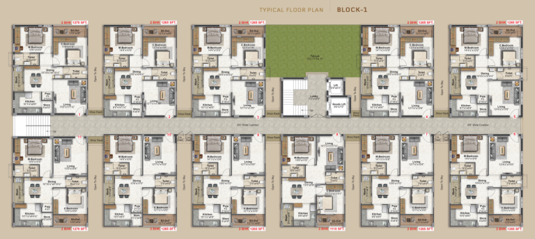 Floor Plan   Block 1